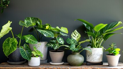 Obraz premium Indoor Plants Collection