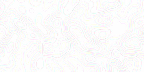 Natural printing illustrations of maps. panorama view multicolor wave curve lines banner background. topographic map in contour line light topographic topo contour map and ocean topographic line map.