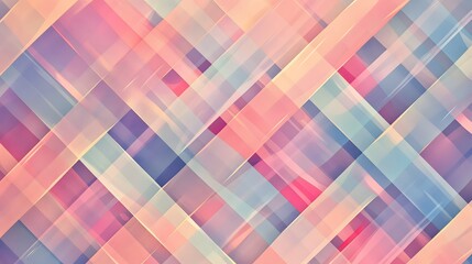 15. Geometric pattern with interwoven lines and soft color transitions