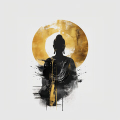 minimalist buddha