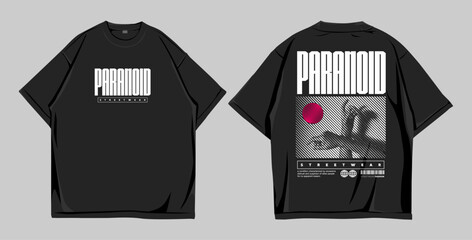 Design t shirt oversize  para... © aar