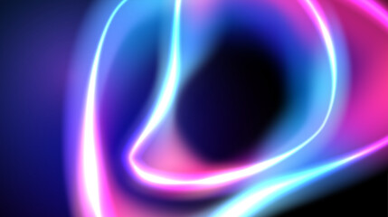 Abstract Background Black & hologram 