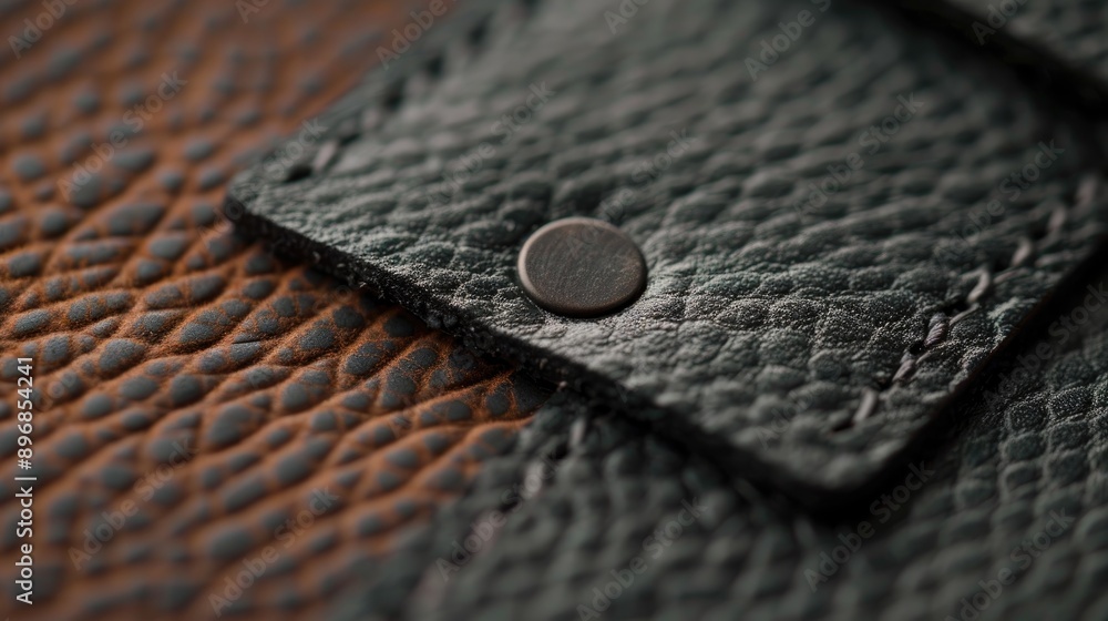 Poster create custom text on leather label