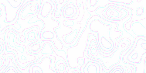 Natural printing illustrations of maps. panorama view multicolor wave curve lines banner background. topographic map in contour line light topographic topo contour map and ocean topographic line map.