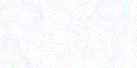 Natural printing illustrations of maps. panorama view multicolor wave curve lines banner background. topographic map in contour line light topographic topo contour map and ocean topographic line map.