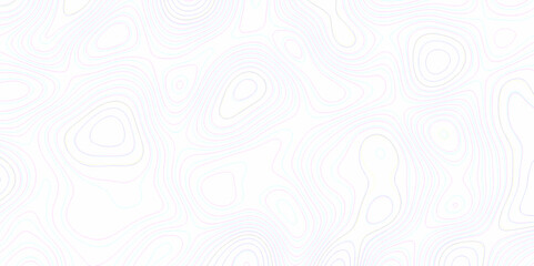 Natural printing illustrations of maps. panorama view multicolor wave curve lines banner background. topographic map in contour line light topographic topo contour map and ocean topographic line map.