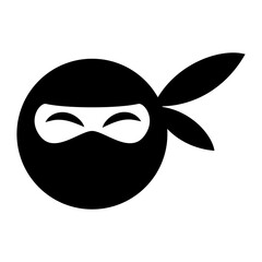 Ninja Logo Icon Art Vector Illustration