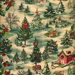 Vintage Christmas paper
