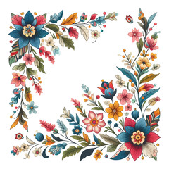 Hand drawn decorative,  wedding, flora, flower vector. color romantic elegant card.