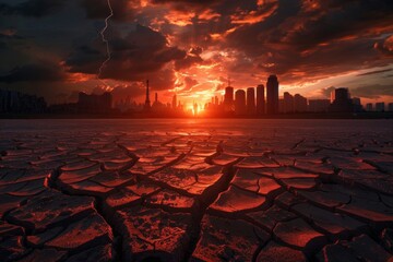 A scorched global landscape reveals widespread arid conditions and acute water scarcity