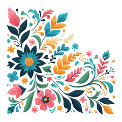 Hand drawn decorative,  wedding, flora, flower vector. color romantic elegant card.