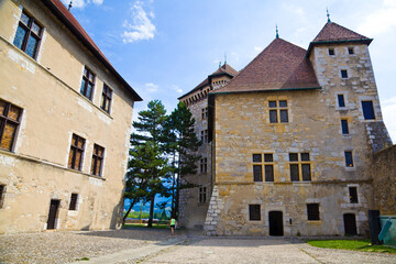 Cityscape of Annecy old town, France.