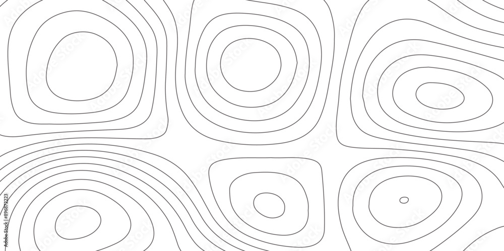 Poster abstract design with seamless pattern with lines topographic map. geographic mountain relief. retro 