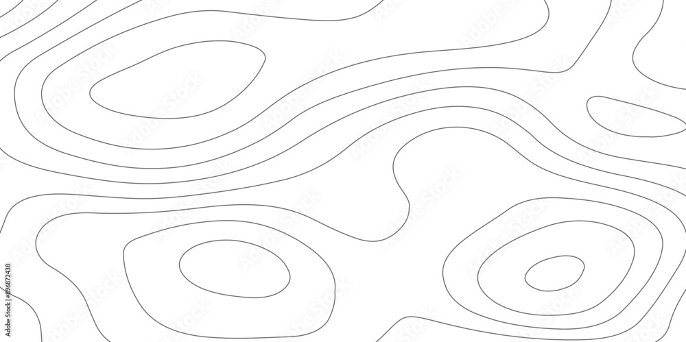 Poster abstract design with seamless pattern with lines topographic map. geographic mountain relief. retro 