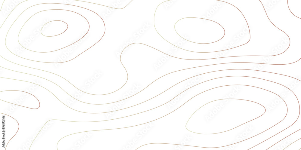 Poster Abstract design with seamless pattern with lines topographic map. geographic mountain relief. retro topographic map. geographic contour map paper texture. terrain path isolated on a background.