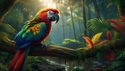 blue and yellow macaw