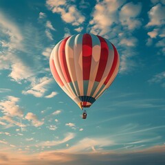 Fototapeta premium hot air balloon in flight