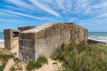 Bunker at Utah Beach in Normandy, France