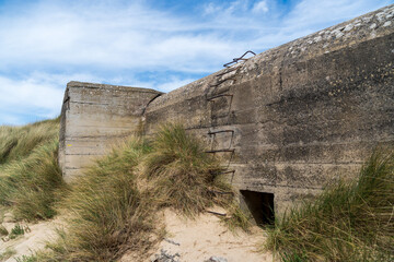 Bunker at Utah Beach in Normandy, France