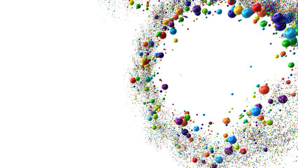 confetti png. Gold confetti falls from the sky.