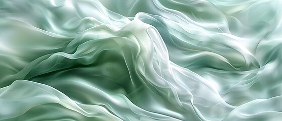 Fototapeta premium Light green and white abstract background.