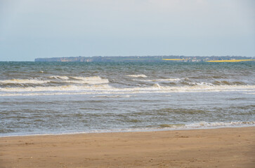 The Coastline at Utah Beach in Normandy, France