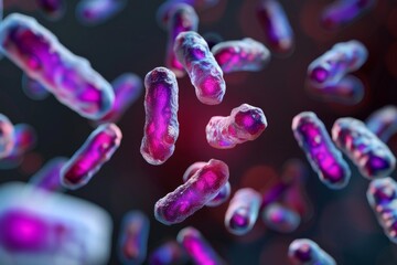 Microscopic bacteria can spread via contact, highlighting the importance of hygiene and preventive measures to control their transmission and reduce the risk of infection.