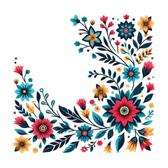 Hand drawn decorative,  wedding, flora, flower vector. color romantic elegant card.