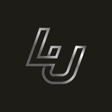recommend clip art: Initial Letter LU or UL Logo, Monogram Logo letter L with U combination, design logo template element, vector illustration