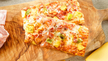 Pizza with Fresh and Healthy Ingredients