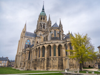 Obraz premium Bayeux Cathedral, Cathedral of Our Lady of Bayeux in Normandy