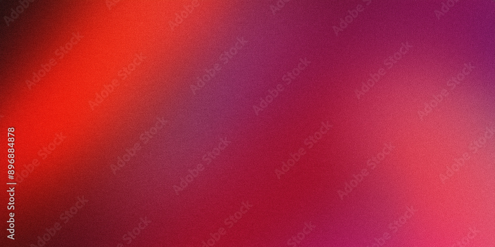 Wall mural Abstract and colorful design with grainy texture on a red and purple gradient background