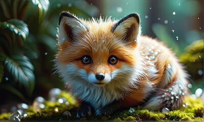 Fototapeta premium Mystical Fox