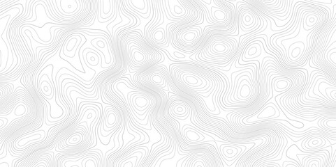 Abstract background wavy topographic line contour geography map. Seamless pattern and banner design. Modern and dynamic feel to topographic mapping vector illustration.