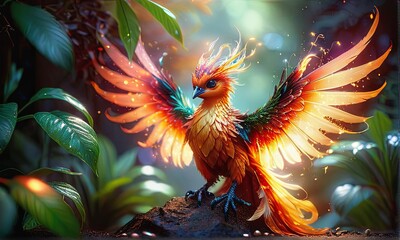 A Young Phoenix of the Flames