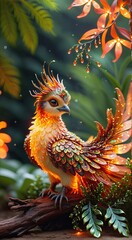Fototapeta premium A Young Phoenix