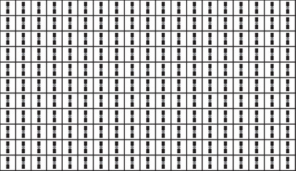 Fototapeta premium Transparent seamless pattern background, white and black checkered pattern, checkerboard transparency texture banner, empty wide checker template background. Multiple color checkerboard. 