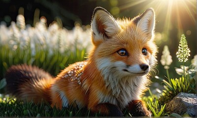 Obraz premium Mystical Fox