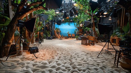 Obraz premium the film set