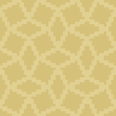 rhombus and squares. classic abstract geometric ornament. vector seamless pattern. sandy brown repetitive background. fabric swatch. wrapping paper. continuous design template for linen, textile