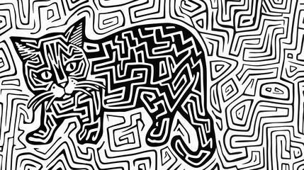 Adult colouring book page