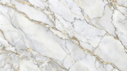 Fototapeta premium High-resolution, elegantly veined white marble texture background with subtle grey patterns, perfect for luxurious design and sophisticated visual elements.