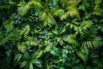 fern leaves background