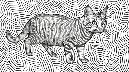 Adult colouring book page