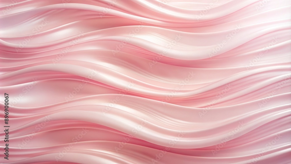 Aufkleber soft pastel pink abstract background featuring wavy patterns with gentle ripples and subtle texture,