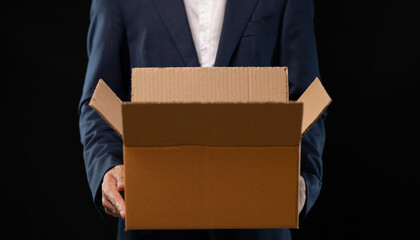 Parcel boxes, product trading concepts, freight forwarders, product packing