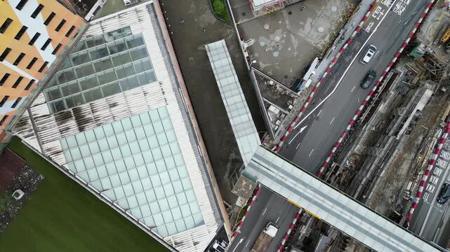 New highway under construction in Central Kowloon Route July 20 2024