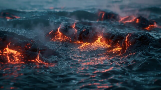 Molten Lava Flow.