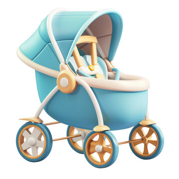 recommend clip art: stroller icon 3d png transparent