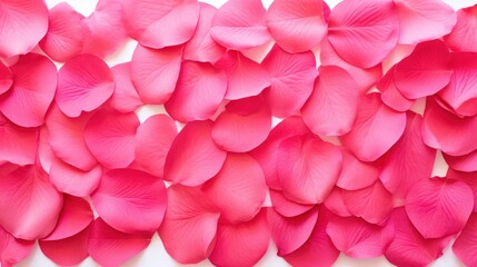 Obraz premium Stunning pink petals contrast beautifully against a white backdrop in this vivid display.